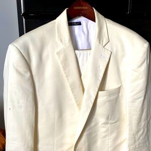 John Varvatos white 3-Piece Suit